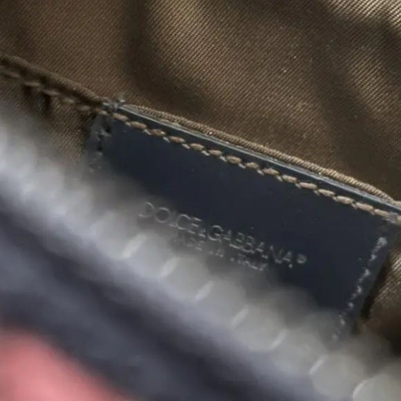 DOLCE & GABBANA Handbag Suede Leather - Picture 6 of 6